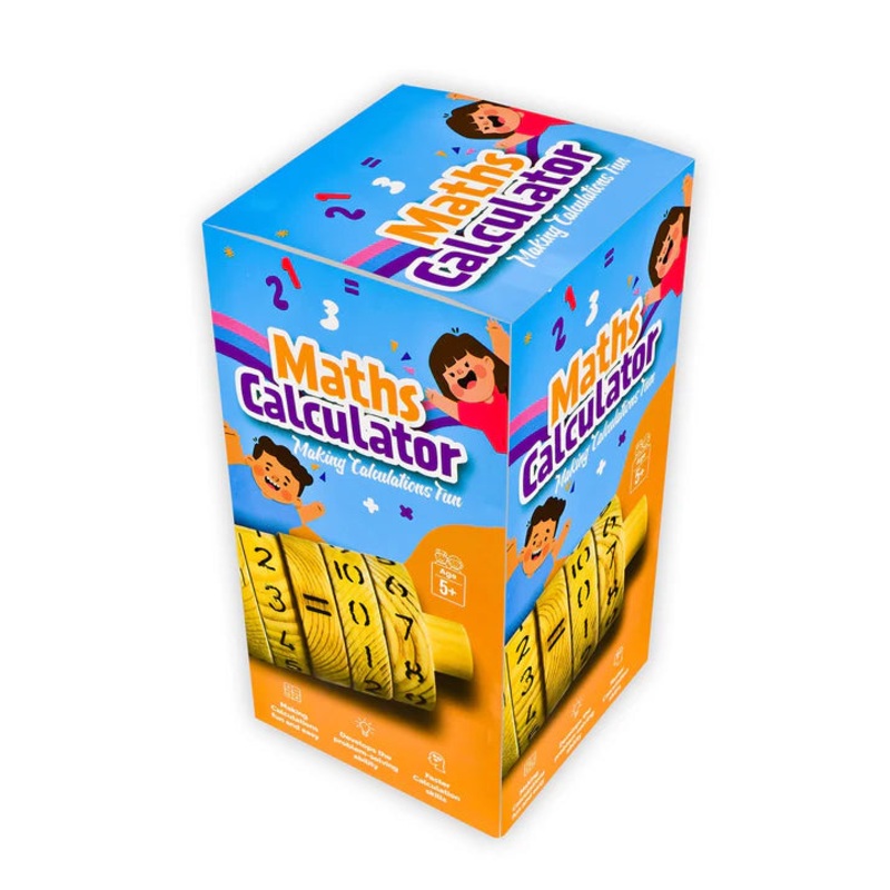 ilearnngrow Wooden Maths Calculator – Multicolor