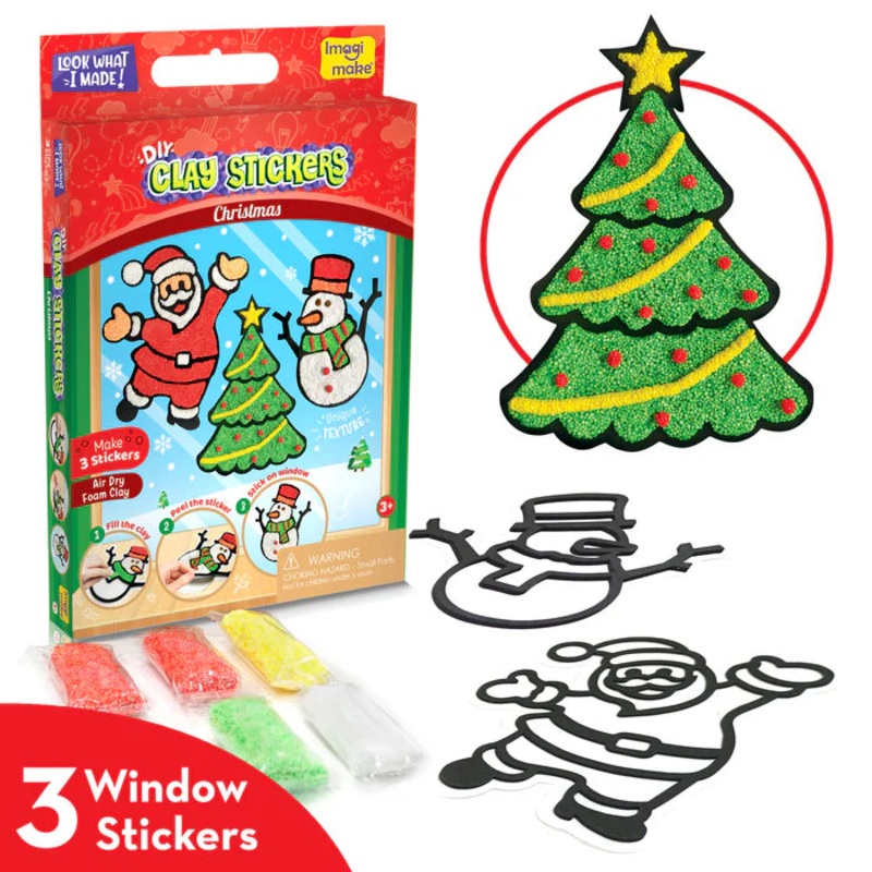 Imagi Make Clay Stickers – Christmas