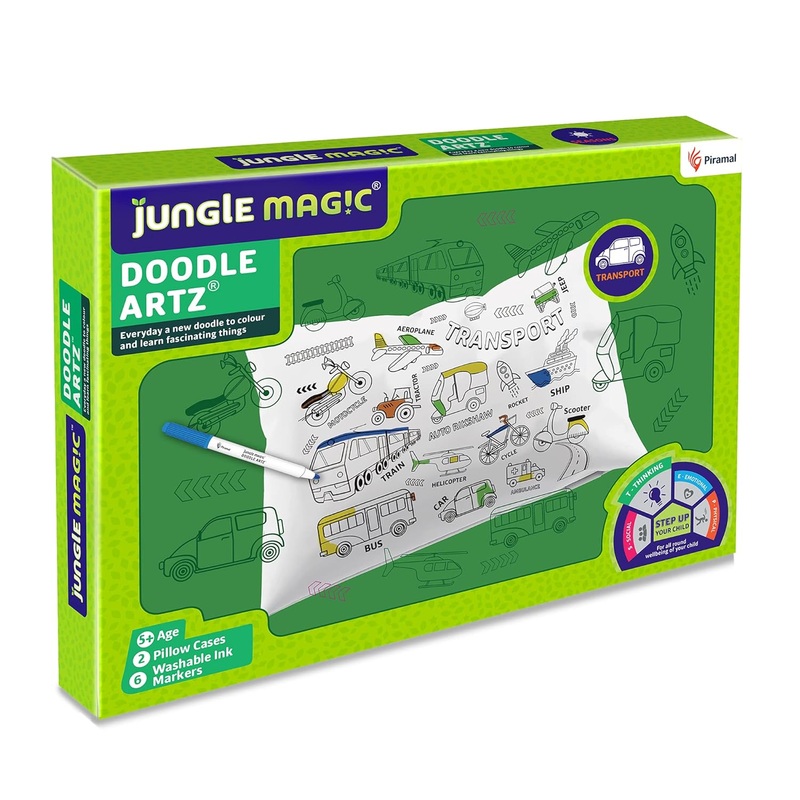 Jungle Magic Cotton Doodle Artz – Transport