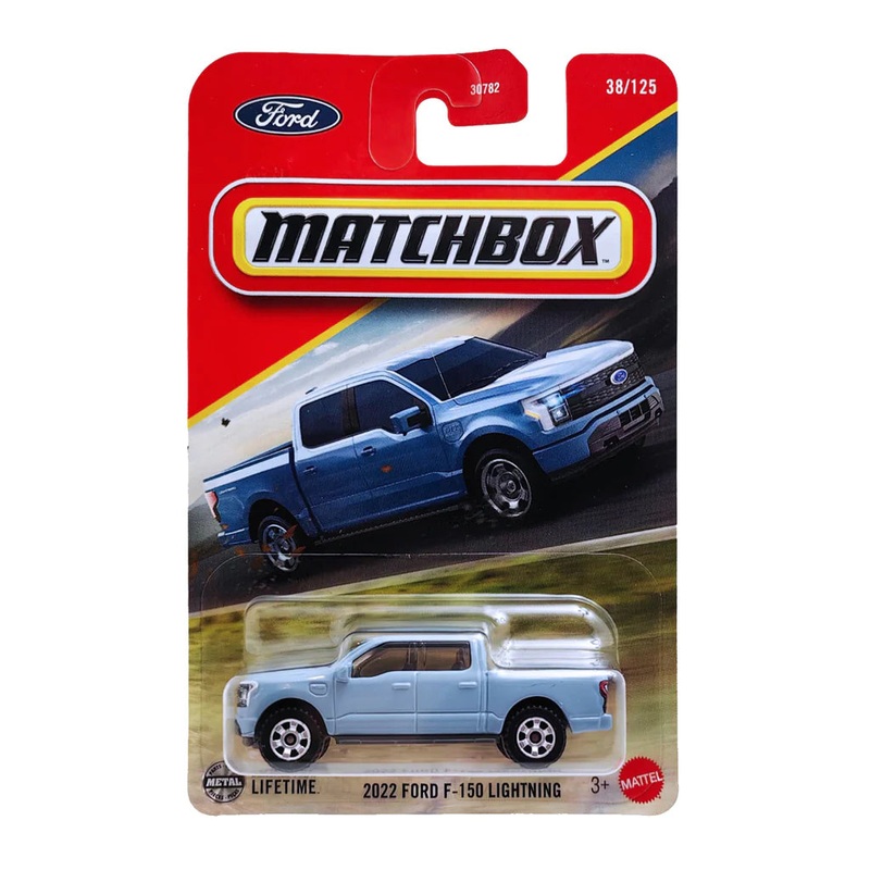 Matchbox Cars 2025 – 2022 Ford F-150 Lightning – Blue