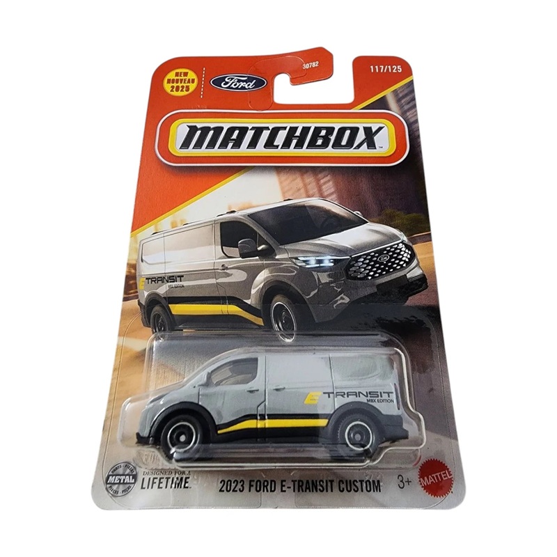 Matchbox Cars – Combo Pack of 2 Pcs – 2023 Ford E-Transit Custom & 1940 Dodge V-Series Truck