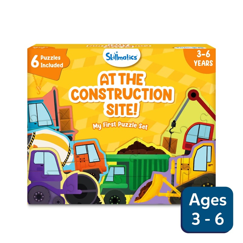 My First Puzzle Set: At The Construction Site – Multicolor