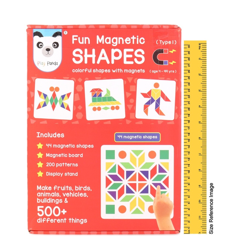 Play Panda Fun Magnetic Shapes Senior Type 1 – 44 Pieces