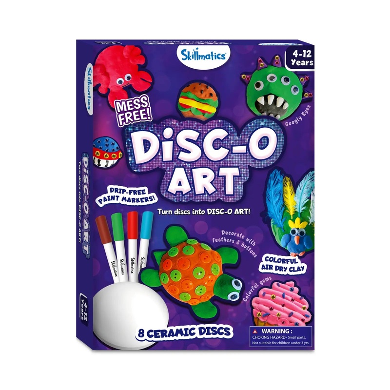 Skillmatics Disc-O Art – Art & Craft Activity for Kids – Multicolor