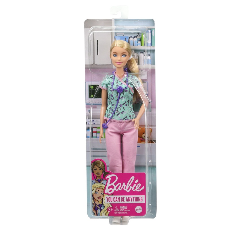 Barbie Nurse Fashion Doll – Pink