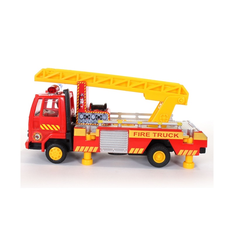 Centy Pull Back Fire Ladder Truck – Multicolor