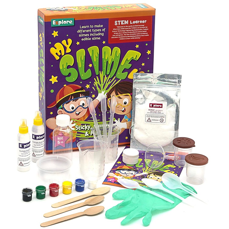 Explore My Slime Lab Activity Toy Kit for kids – Multicolor