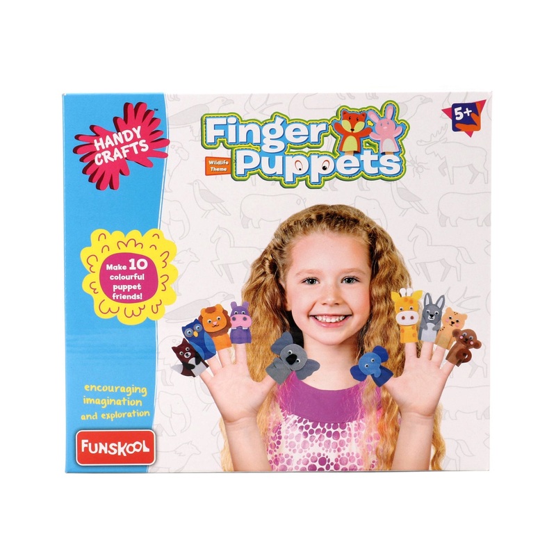Funskool Handcraft DIY Finger Puppets Set – 41 Pieces