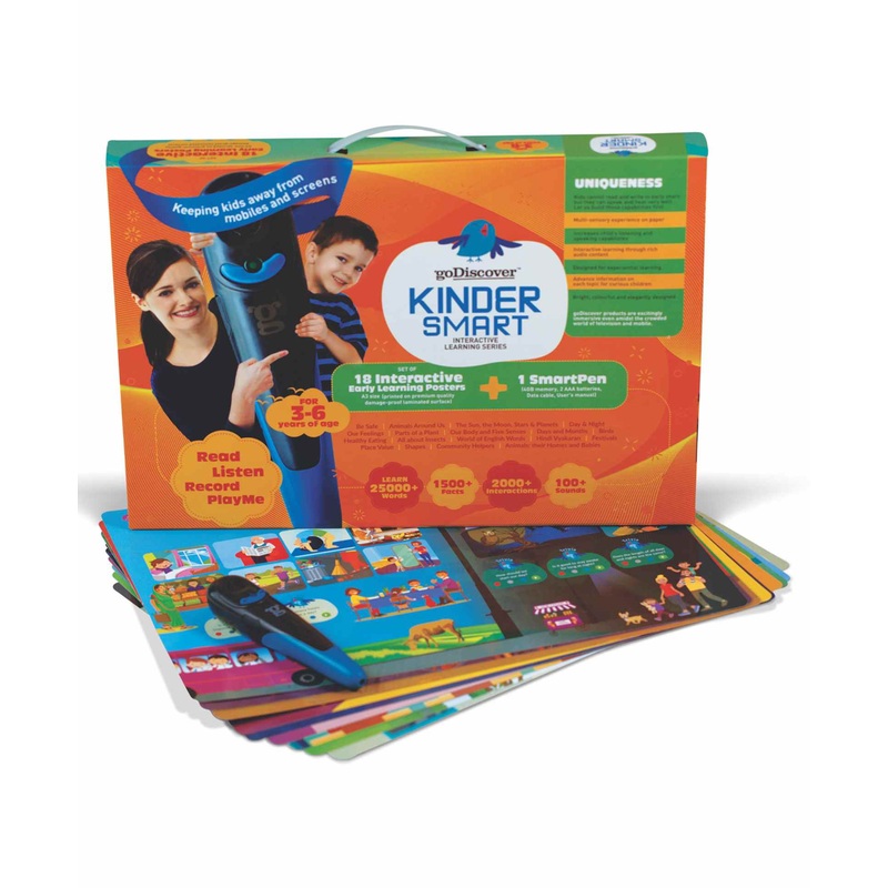 goDiscover Kinder Smart Interactive Learning Series – 18 Interactive Posters