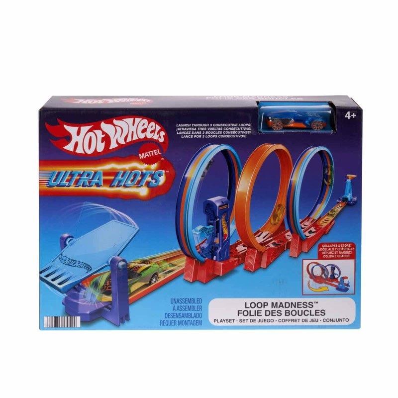 Hot Wheels Ultra Hots Loop Madness Race Set Multicolor