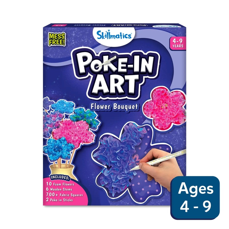 Poke-in Art: Flower Bouquet | Mess-Free Art for Kids | Multicolor