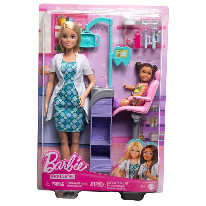 Barbie Dentist Doll – Colors and Decorations May Vary