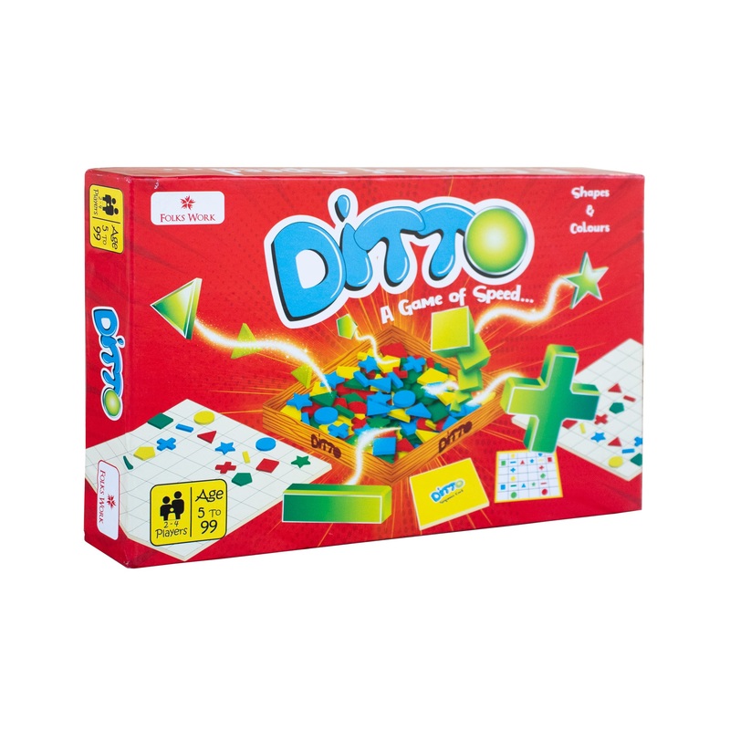 Folks Work Ditto Jr. Colours and Shapes – Assorted Colours