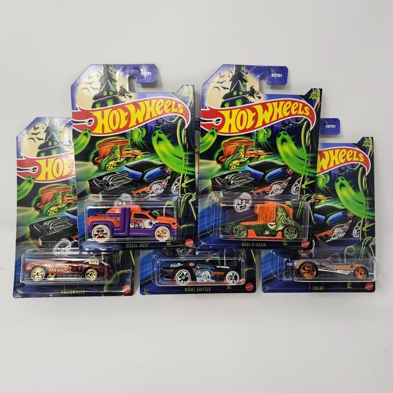 Hot Wheels 2025 Imported Premium – Halloween Series  Limited Edition 5 Car Set (Imported)
