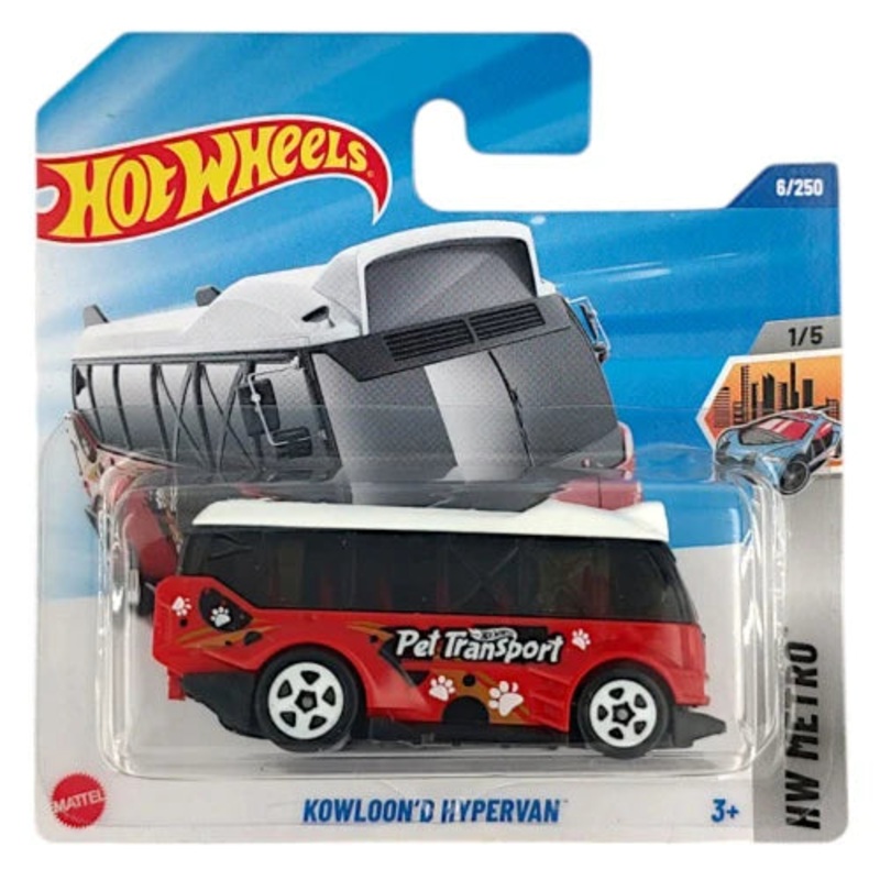 Hot Wheels Imported Premium – B Case – Knowloon’d Hypervan – HW Metro – Long Card