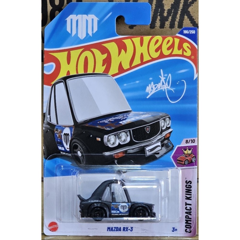 Hot Wheels Mainline – K Case 2025 | L Case 2025 – Mazda RX-3 – HW Compact Kings – Long Card