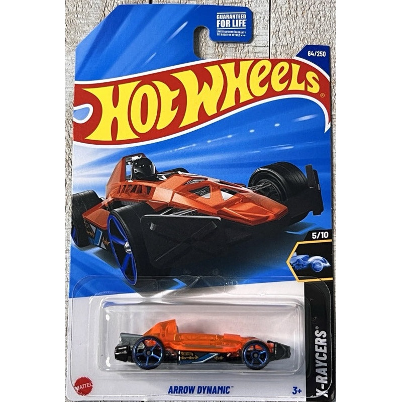 Hot Wheels Mainline – L Case 2025 – Arrow Dynamic – HW X Racers – Long Card