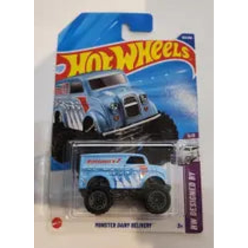 Hot Wheels Mainline – L Case 2025 – Monster Dairy Delivery – HW Designed By – Long Card