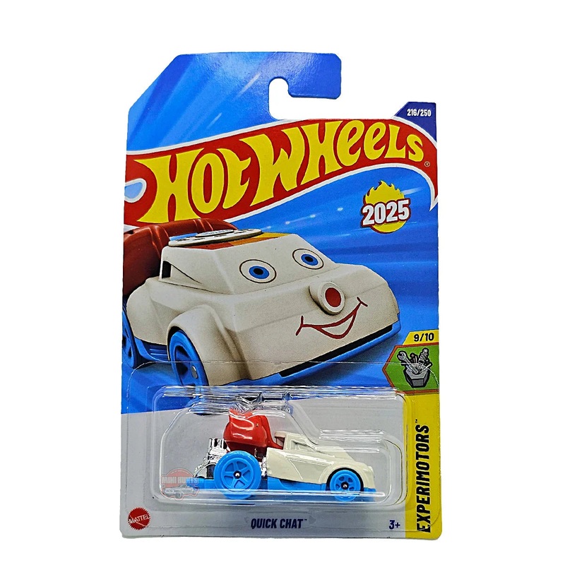 Hot Wheels Mainline – L Case 2025 – Quick Chat – HW Experimotors – Long Card