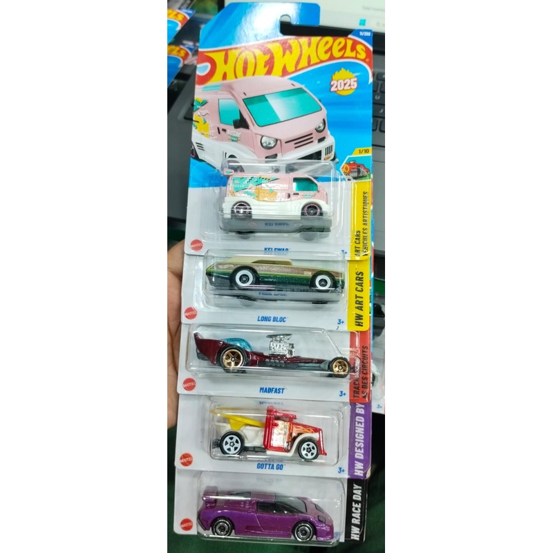 Hot Wheels Mainline – M Case 2025 – Combo Car 5 Pcs – Long Card