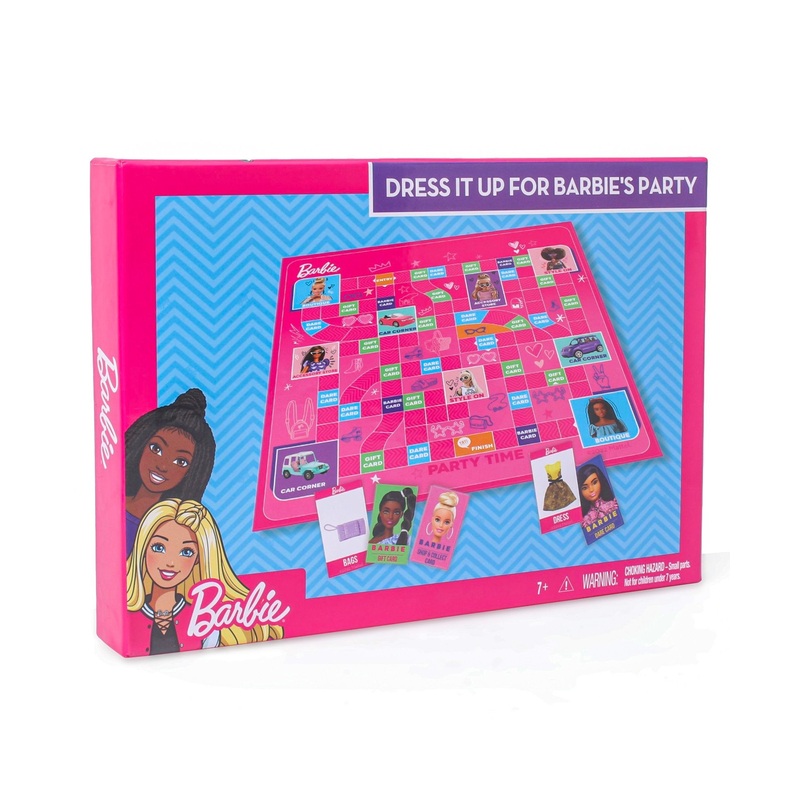 Barbie Dress it Up for Party Fun Board Game – Multicolour