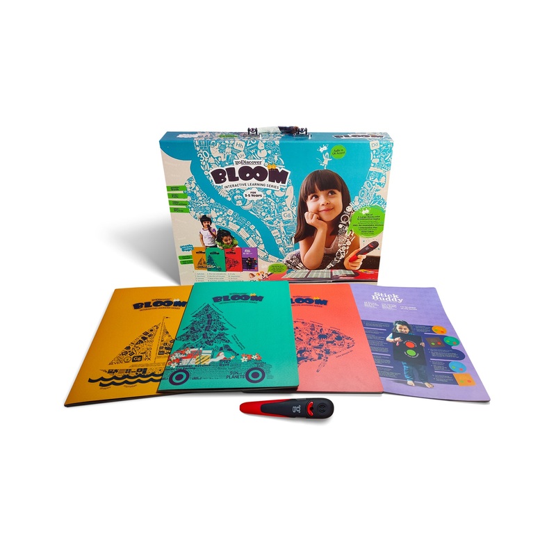 goDiscover Bloom Read and Learn Books with 12 Topics Set of 3 – English