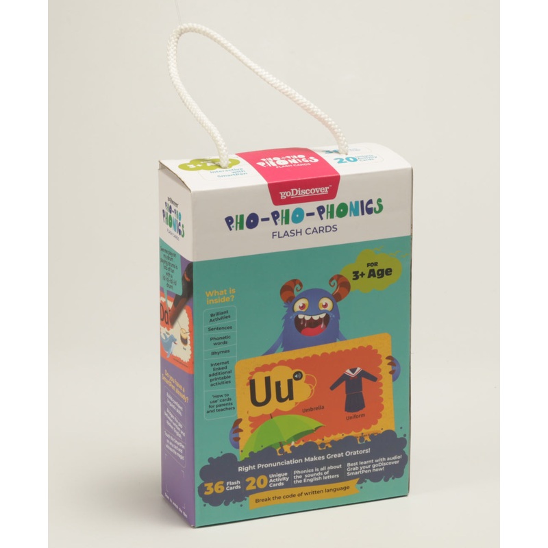 goDiscover Pho Pho Phonics Flash and Activity Cards – 56 Cards