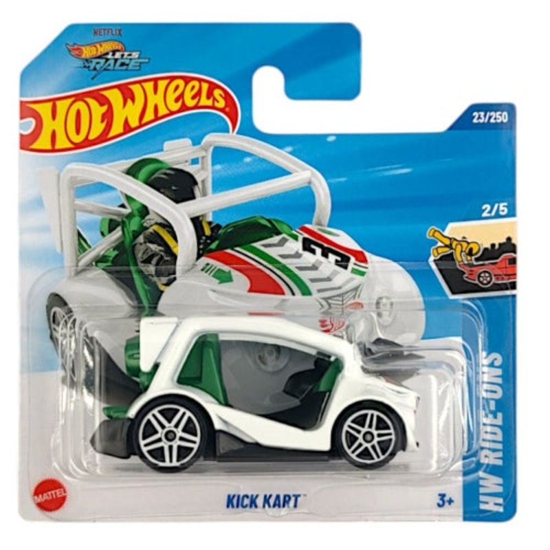 Hot Wheels Mainline – HW RideOns – Kick Kart Long Card – Multicolor
