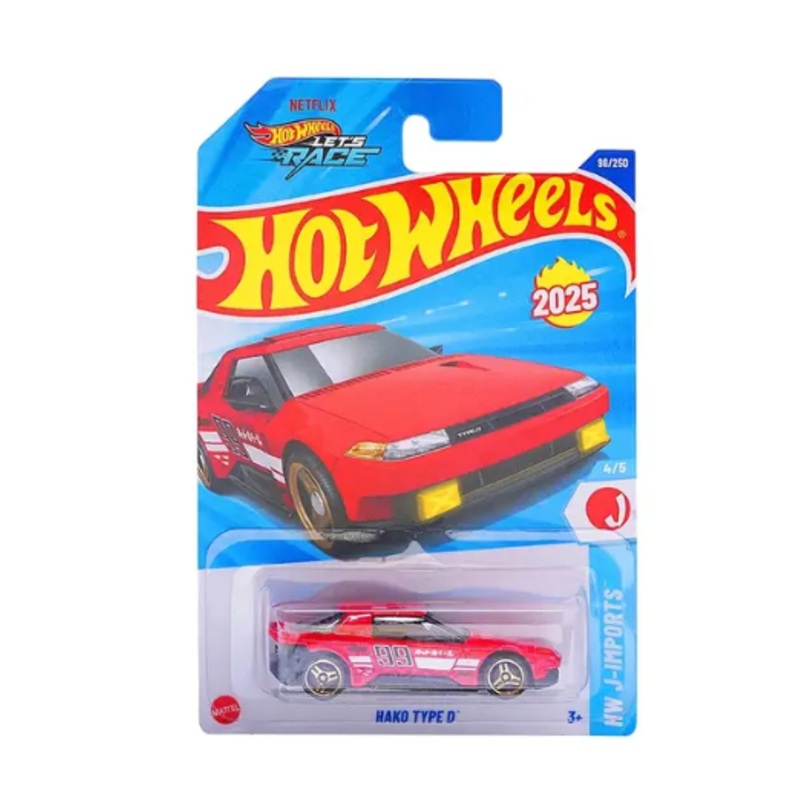 Hot Wheels Mainline – J Case | K Case 2025 – Hako Type D – HW J-Imports – Long Card