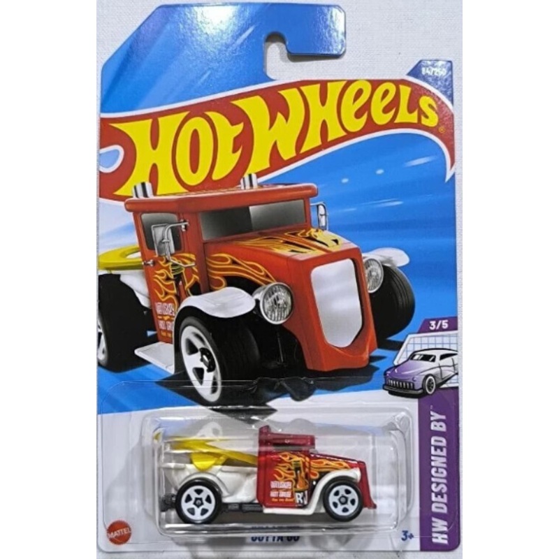 Hot Wheels Mainline – L Case 2025 – Gotta Go – HW Designed By – Long Card