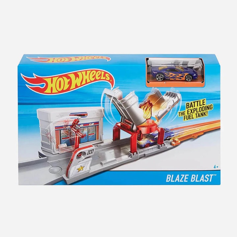 Hot Wheels Trackset Blaze Blast Playset – Multicolor