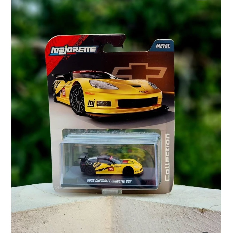 Majorette – 2005 Chevrolet Corvette C6R – Yellow – Collector Edition