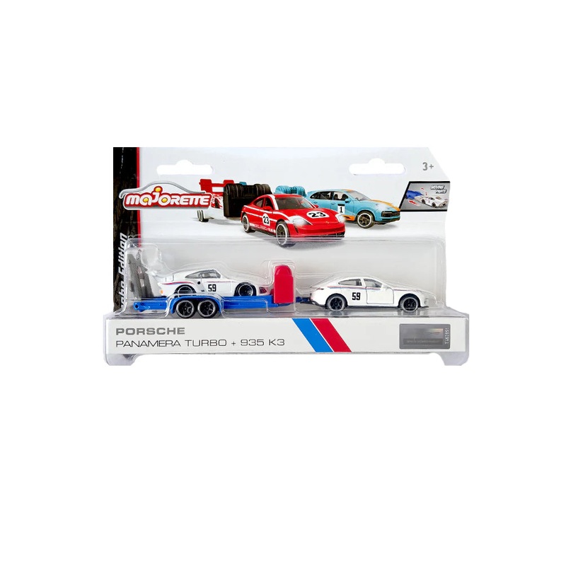 Majorette – Porsche Turbo + 935 K3 – White – Moving Parts