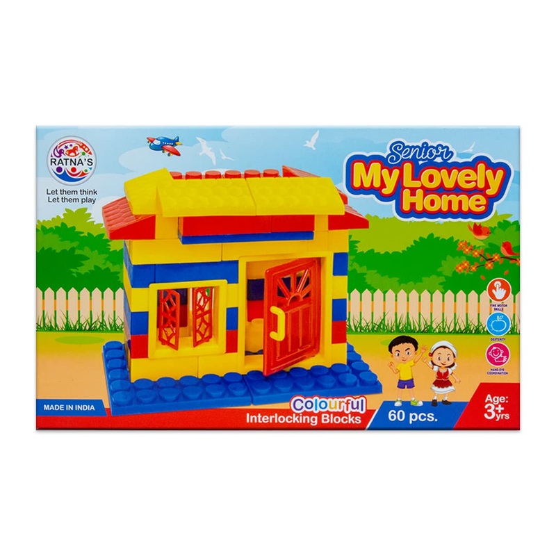 Ratna’s Building Blocks My Lovely Home Senior for Kids – Multicolor