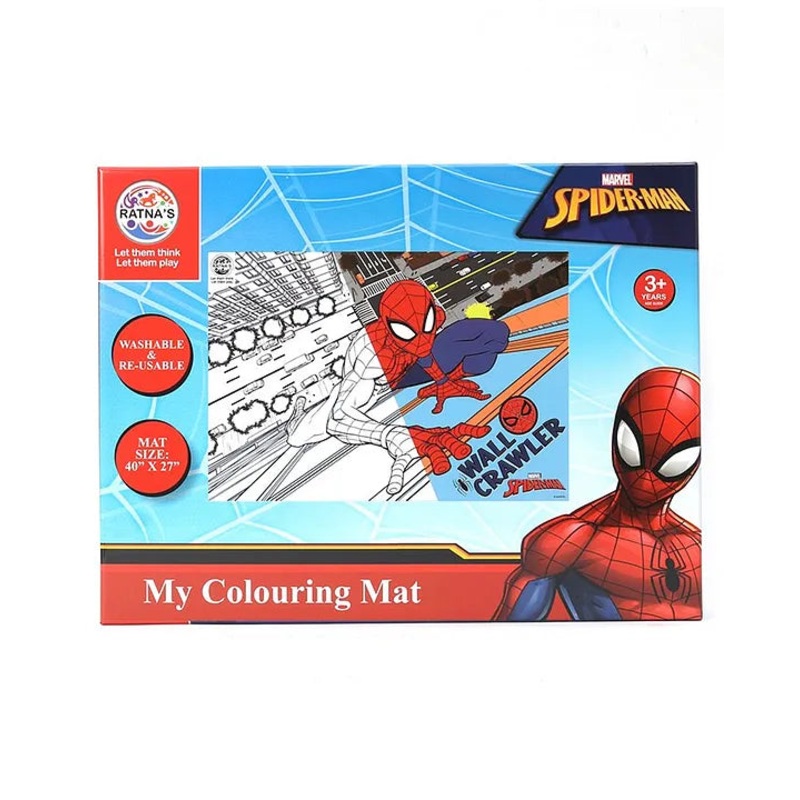 Ratnas Spider Man My Colouring Mat – Multicolor