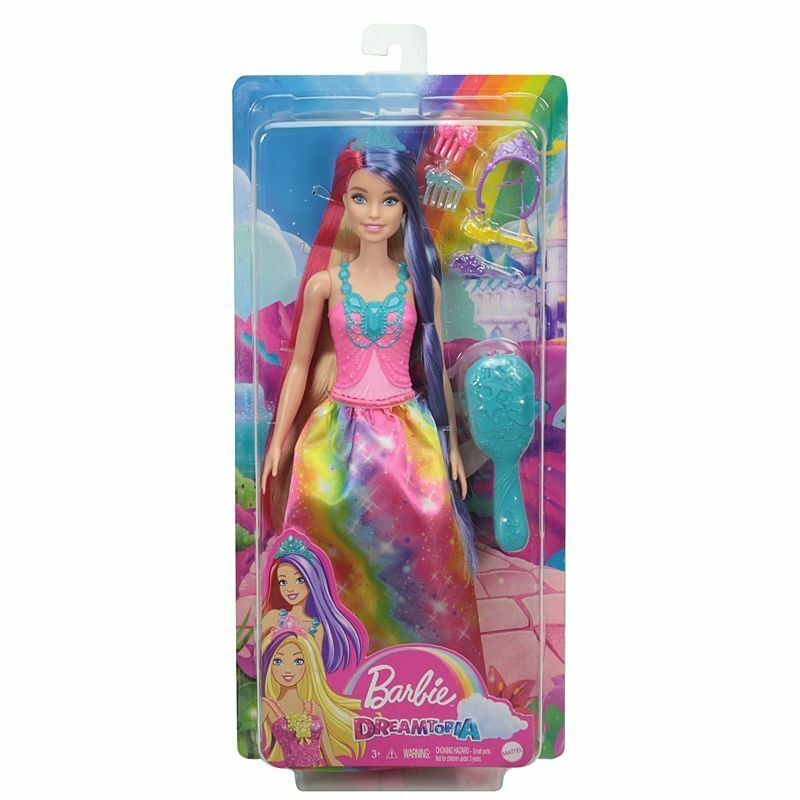 Barbie Dreamtopia Princess Doll with Styling Accessories – Multicolor