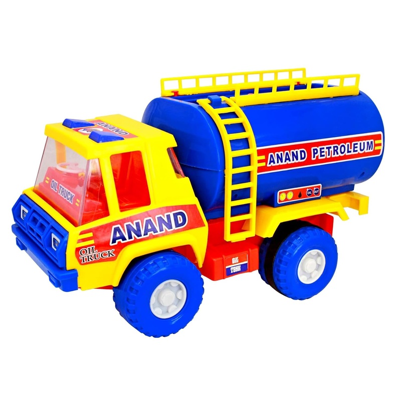 Big Size Friction Powered Oil Tanker Toy Truck for Kids