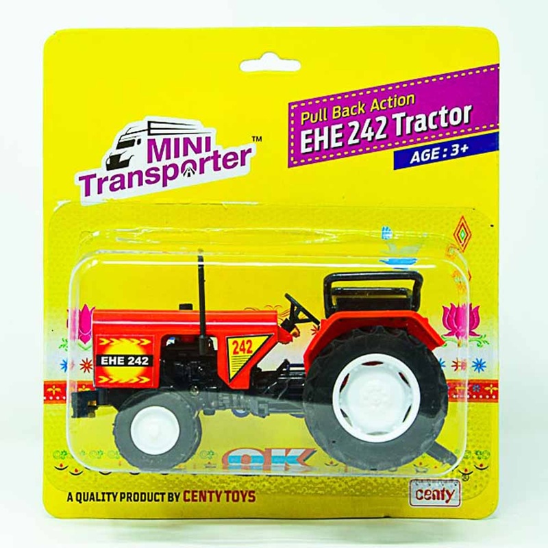 Centy Mini transporter Pull Back EHE 242 Tractor Toy