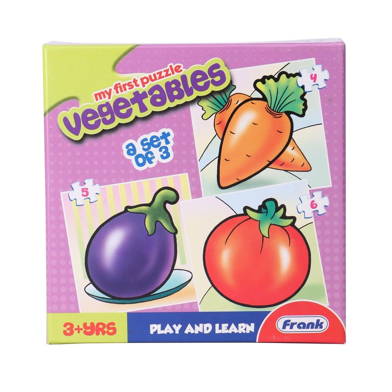 Frank Vegetables Set of 3 Multicolour – 15 Pieces