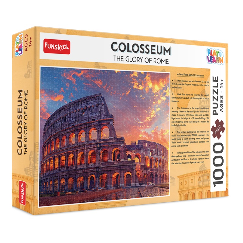 Funskool Colosseum 1000 Pieces Puzzle – Multicolor