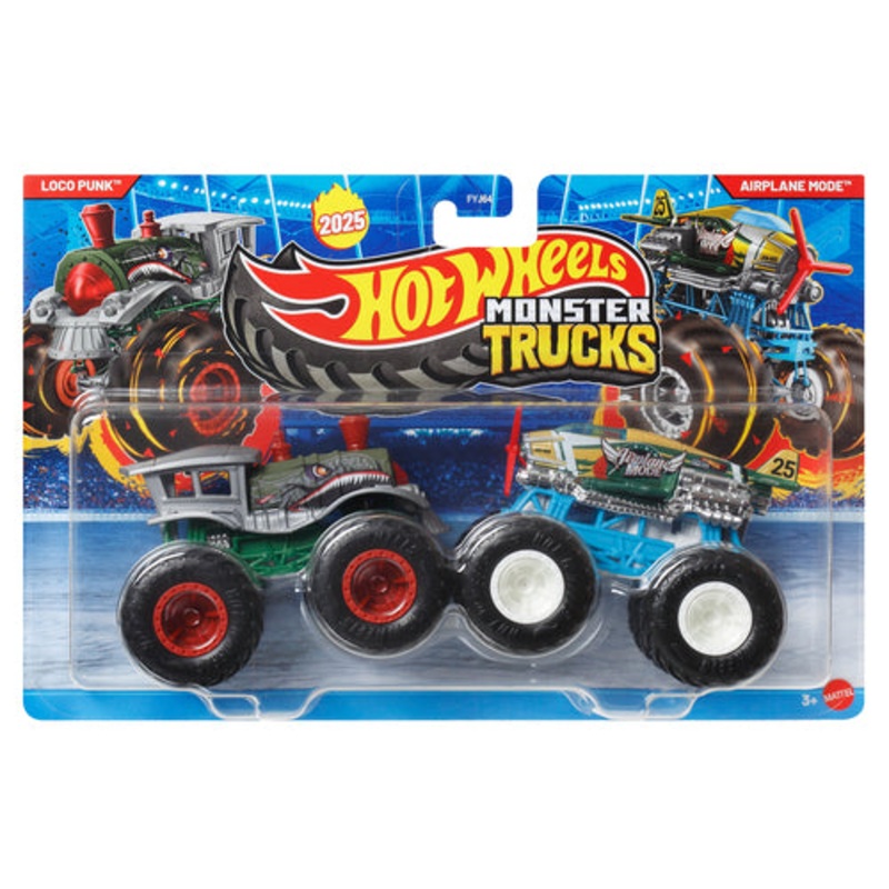 Hot Wheels Loco Punk vs Airplane Mode – Monster Trucks – FYJ64