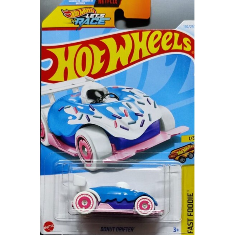 Hot Wheels Mainline – HW Fast Foodie – Donut Drifter – Multicolor