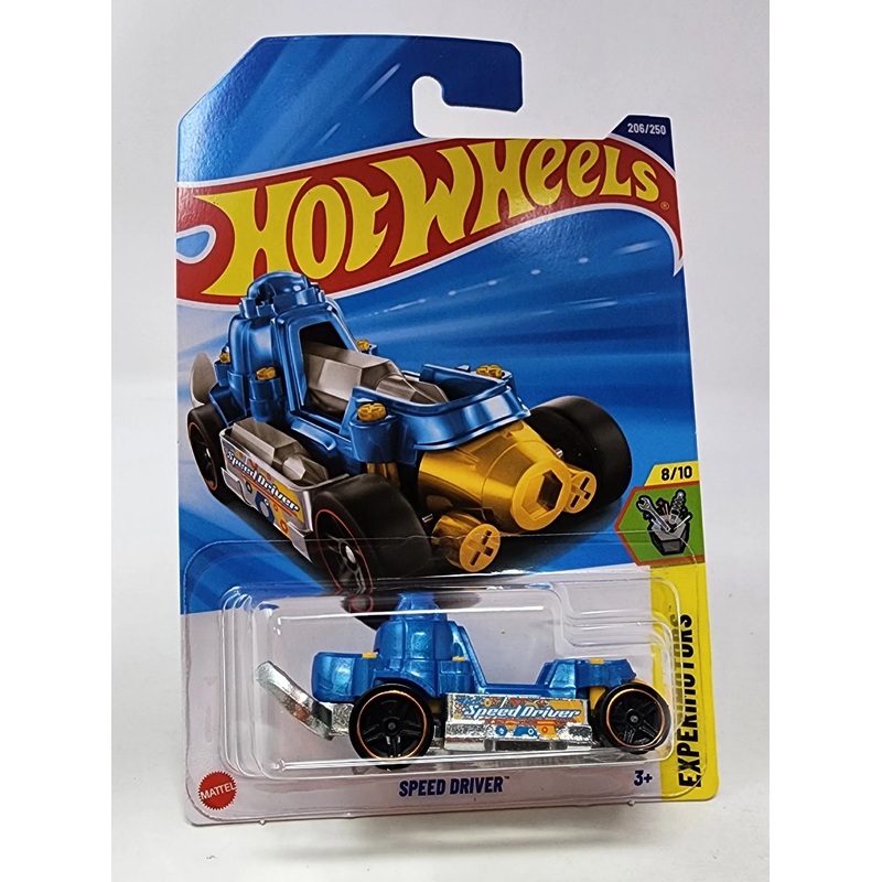 Hot Wheels Mainline – K Case 2025 – Speed Driver – HW Experimotors – Long Card