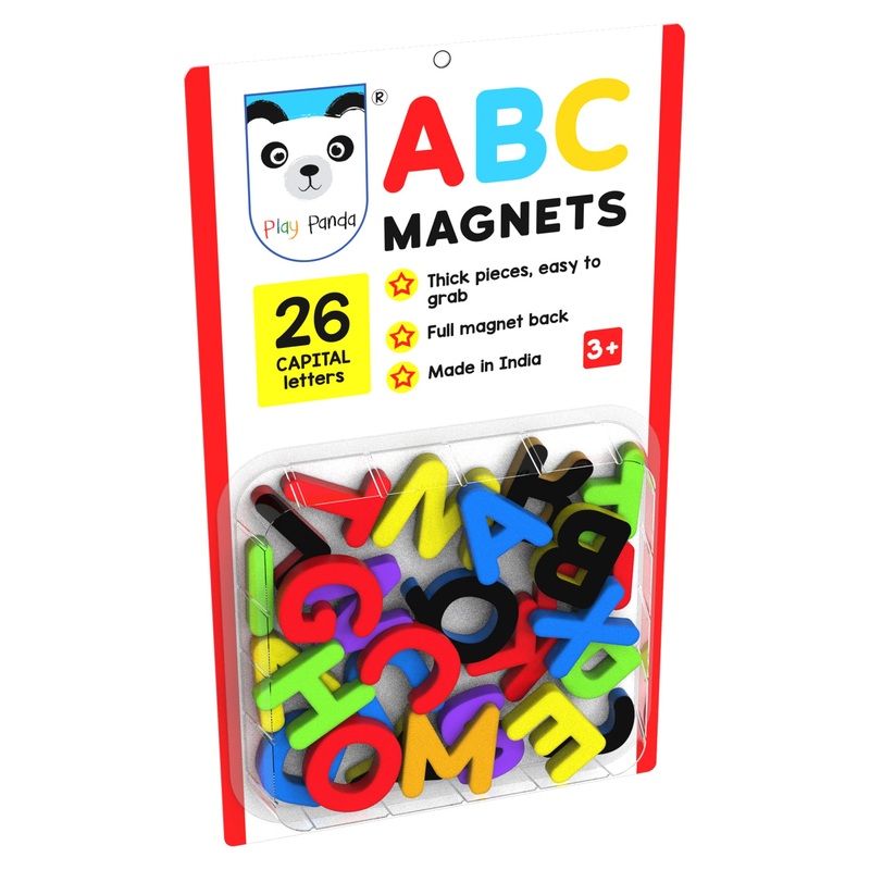 Play Panda ABC Magnets Capital Letters – 26 Pieces