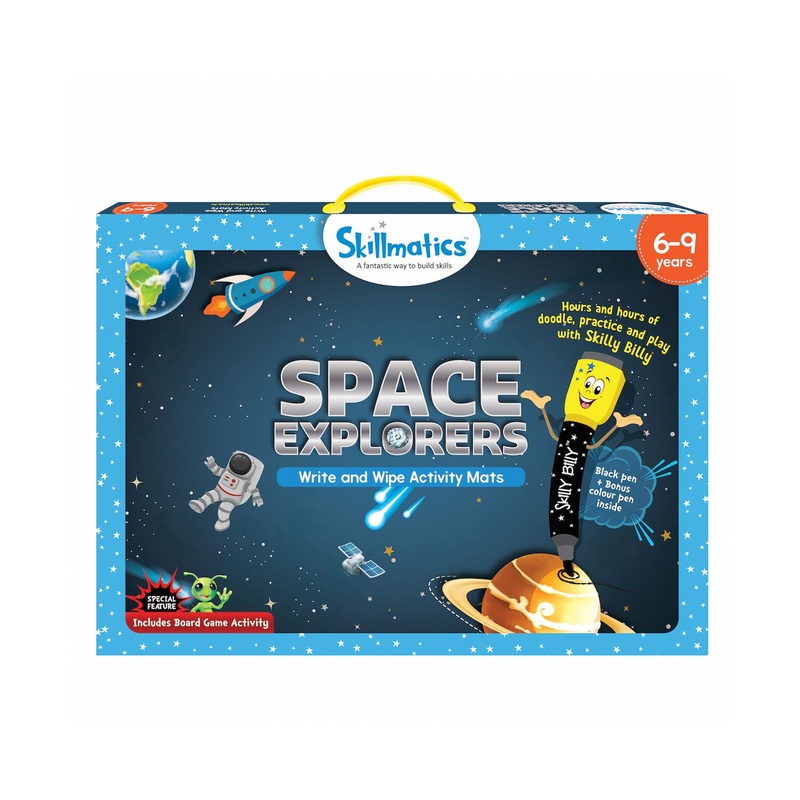 Skillmatics Educational Game – Space Explorers Activity Mats – Color may vary