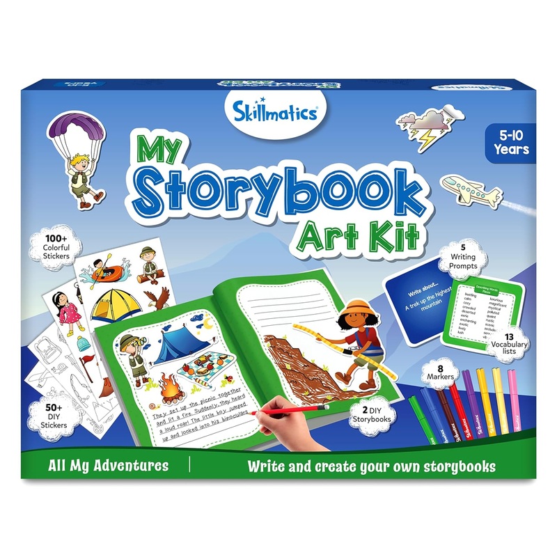 Skillmatics Storybook Adventure Art Kit – Write & Create Storybooks, Creative Activity