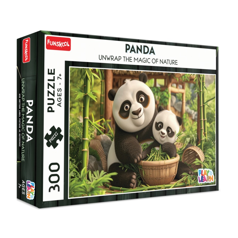 Funskool Panda 300 Pieces Puzzle – Multicolor