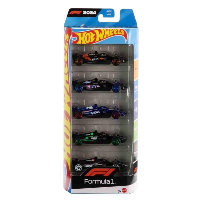 Hot Wheels 2024 Imported Set – Formula 1 Team Pack  5-Car Set