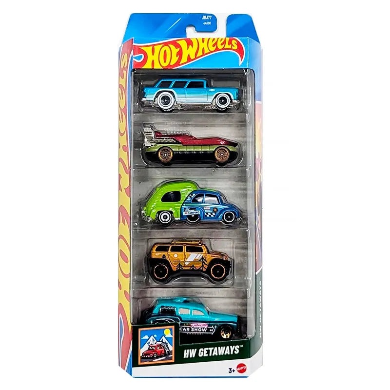 Hot Wheels – Gateways Car – Set of 5 – Multicolor – JBJ77