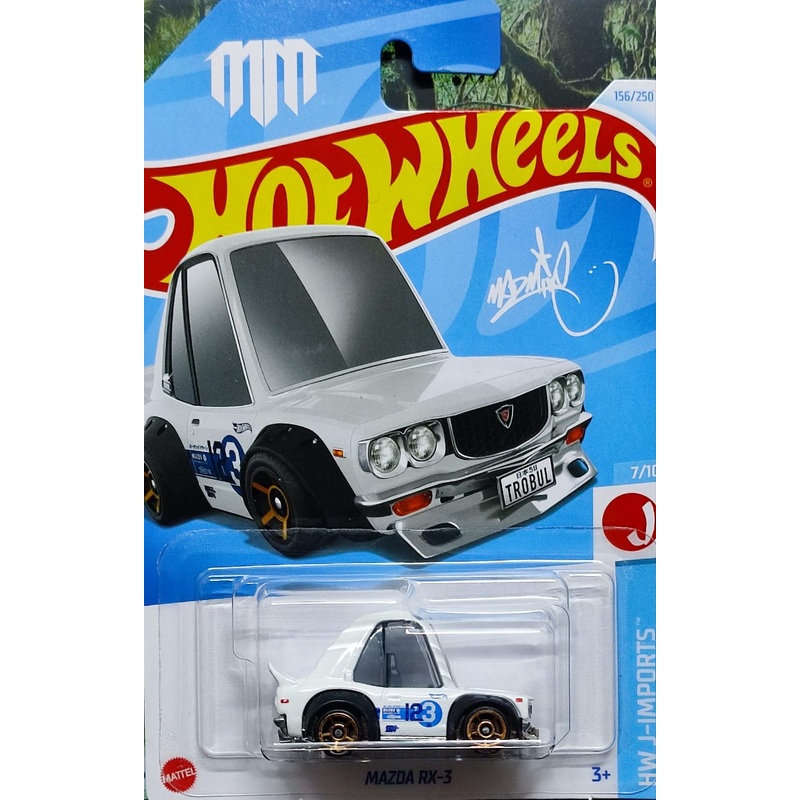 Hot Wheels Mainline N Case – HW J-Imports – Mazda RX-3 – Multicolor